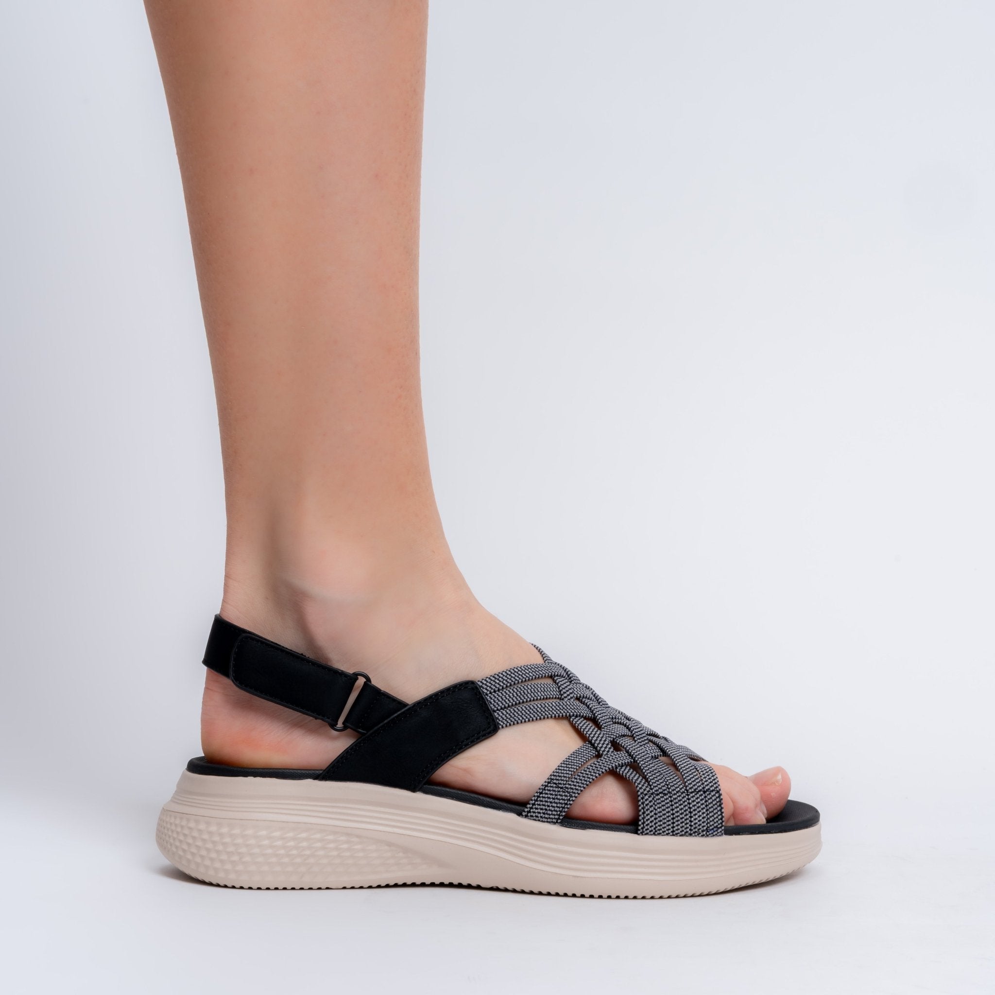 The Breezy Baddie - Black Flats — view 5