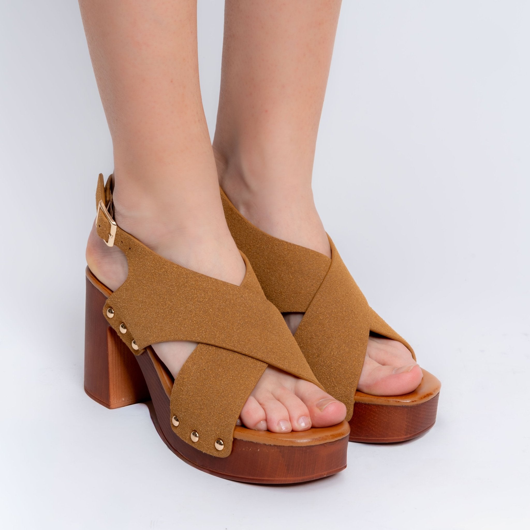 The Rockstar Rizz - Camel Brown Heels — view 5