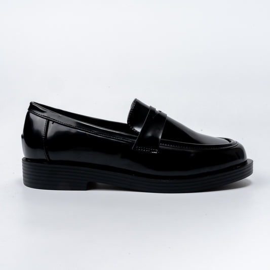 Penny Patent - Black Loafers