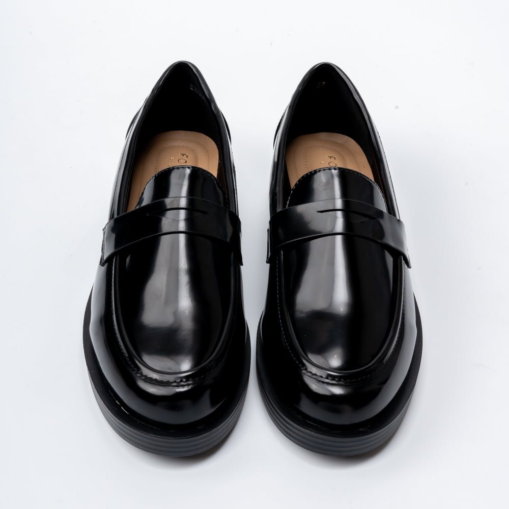 Penny Patent - Black Loafers - view 4