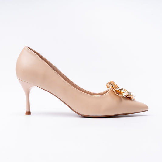 Executive Elegance - Nude Heels