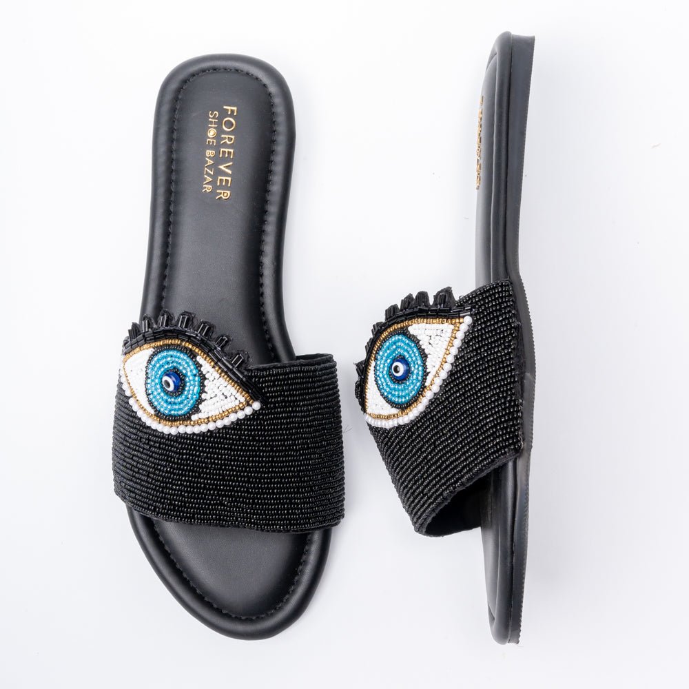 Evil Eye - Black Flats - view 4