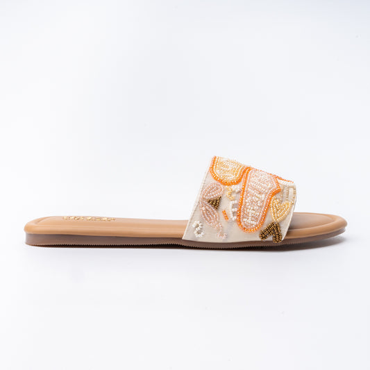 Vacation Vibes - Beige Flats