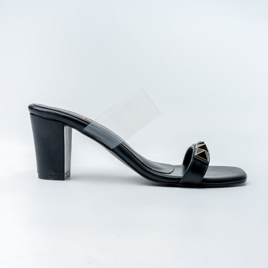 Urban Charm - Black Casual Heel