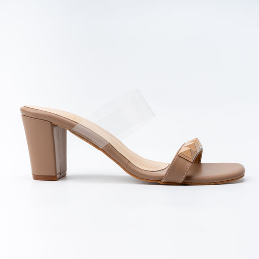 Urban Charm - Beige Casual Heel