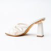Midnight Strata - White Casual Heels