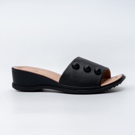 Pebble Luxe Charm - Black Casual