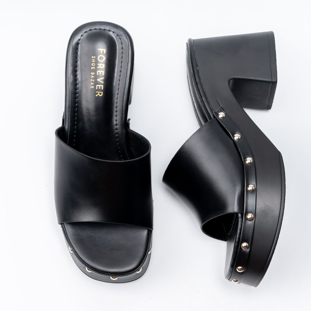 Bareform - Black Casual Heels - view 6