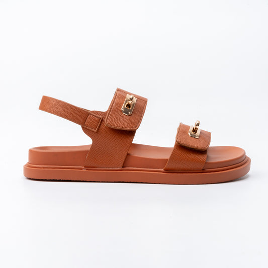 TwistLock Charm - Camel Sandals