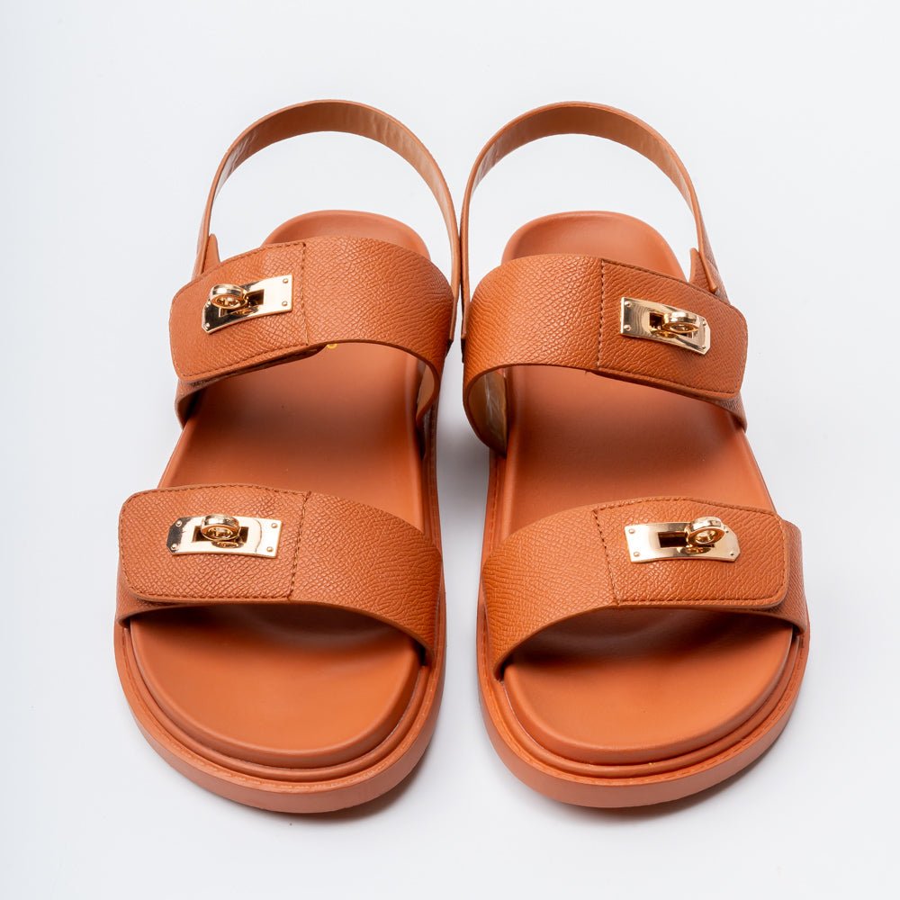 TwistLock Charm - Camel Sandals - view 4