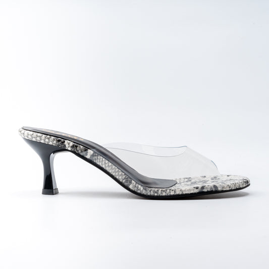 Crystal Python - Black Mules