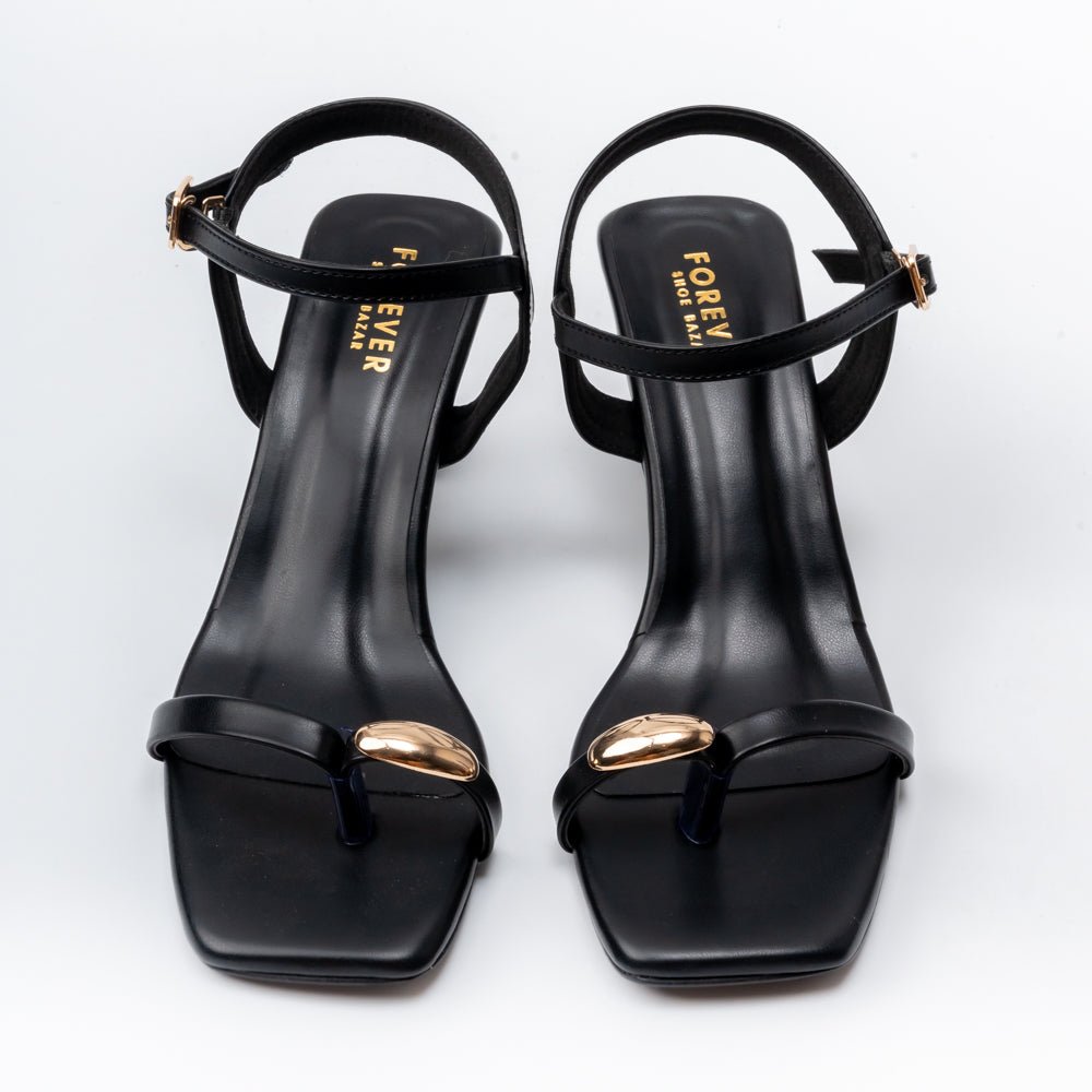 Dune Chic - Black Casual Sandal - view 5