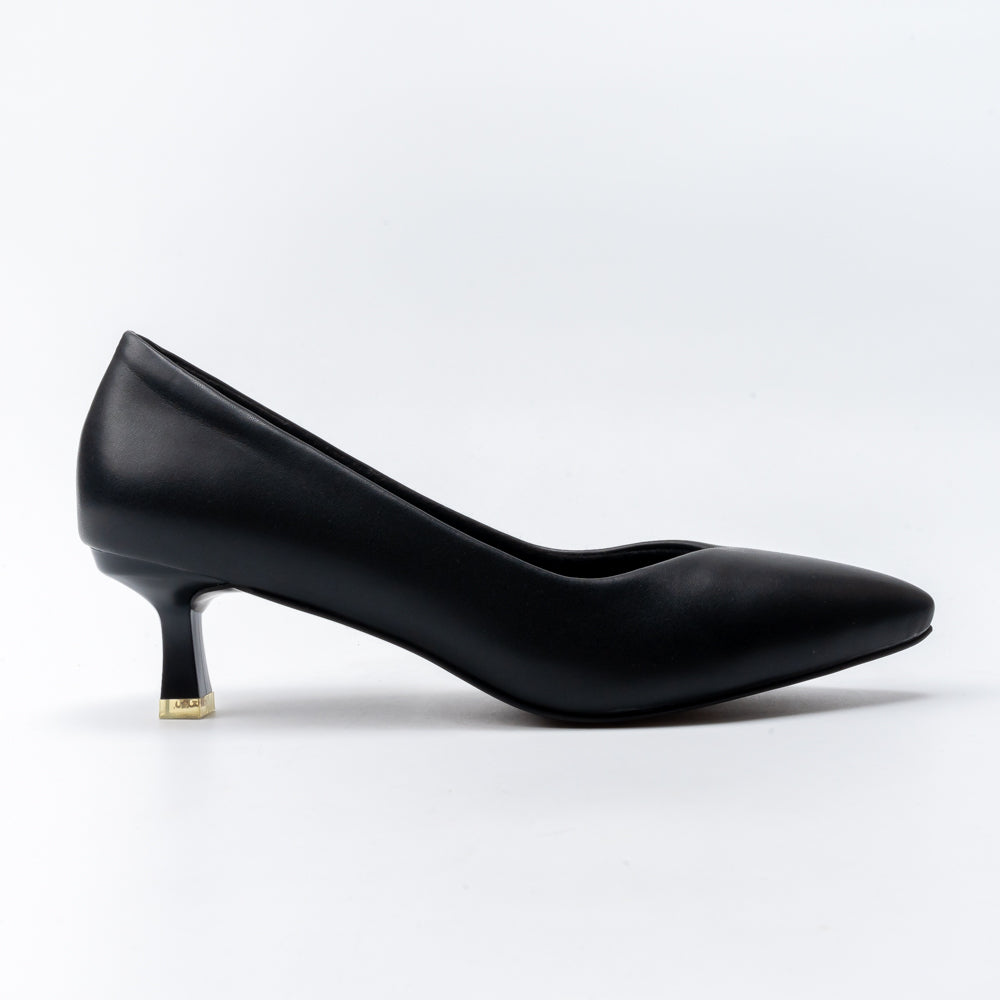 Noir Grace - Black Kitten Heels - view 2