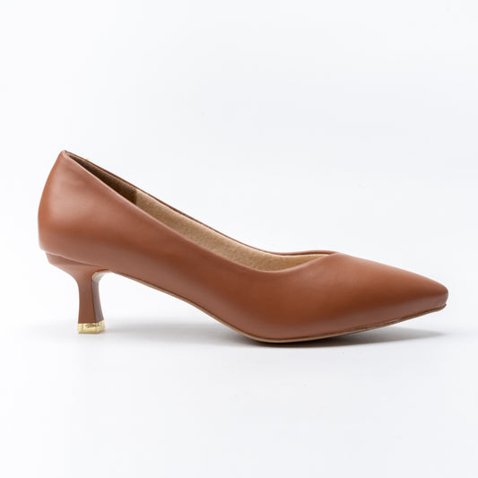 Noir Grace - Brown Kitten Heels