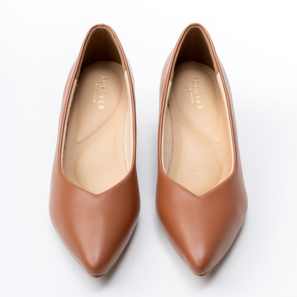 Noir Grace - Brown Kitten Heels - view 5