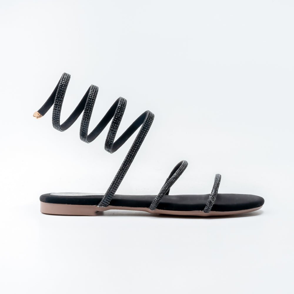 Sole Warrior - Black Flats - view 2