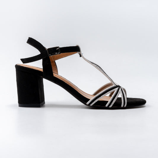 Twilight T-Strap - Black Sandal