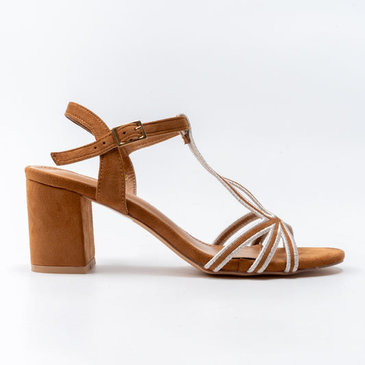 Twilight T-Strap - Camel Sandal