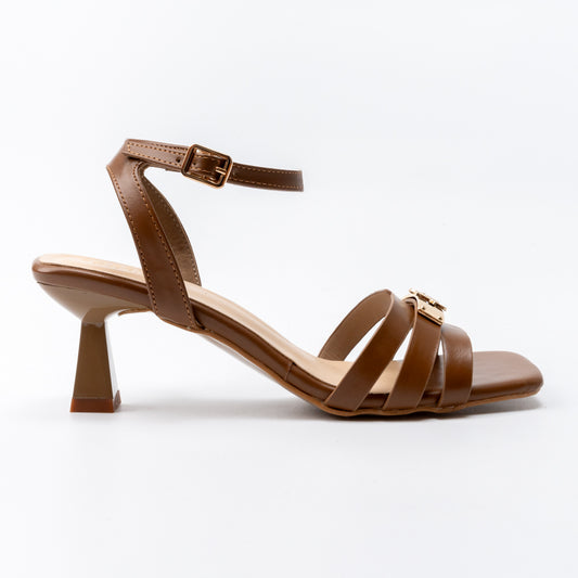 The Squarelink - Brown Charm Heels