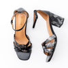 Snake Forever Comfort - Black Heel Sandals