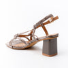Square ‑ Toe Strappy - Grey Heel