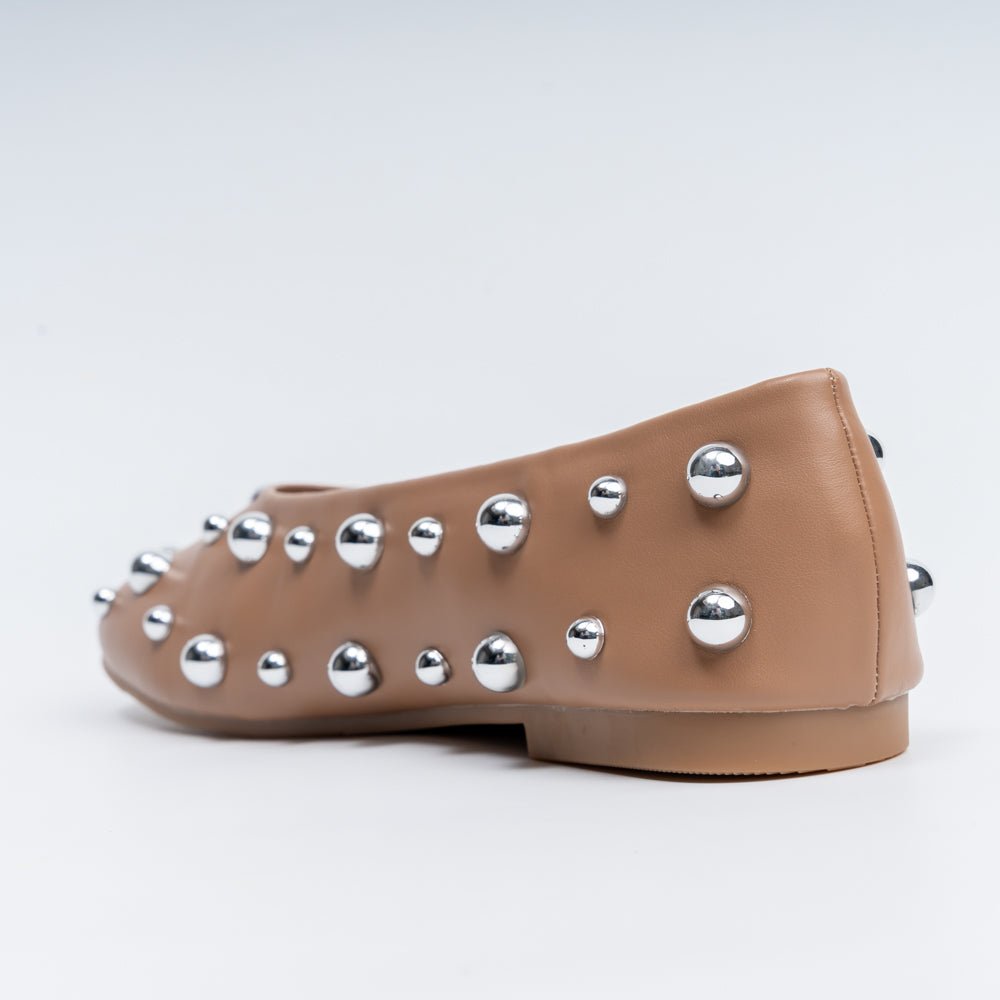 The Meteor Embellished - Khaki Flats - view 6
