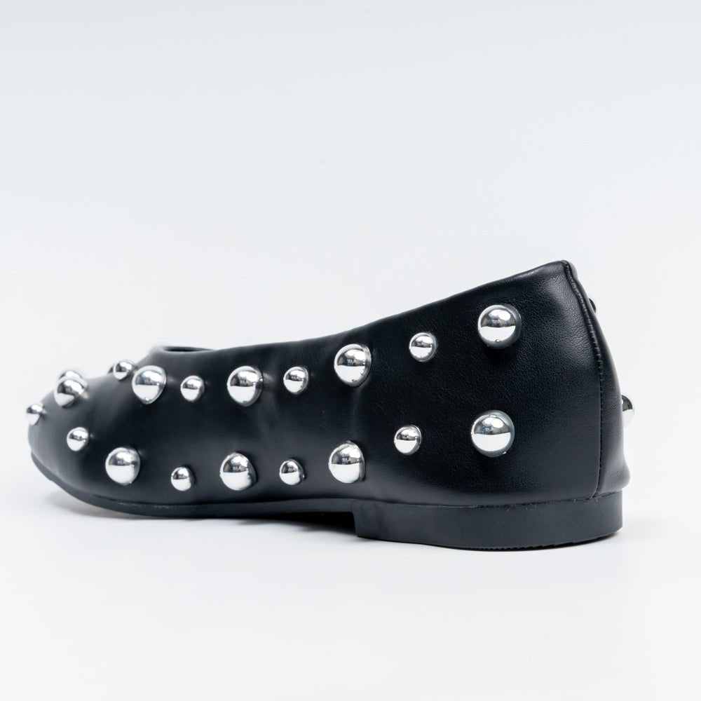 The Meteor Embellished - Black Flats - view 6