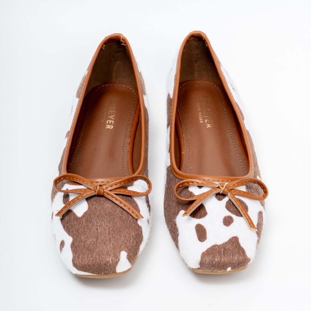 Holy Cow - Brown Flat Ballerinas - view 4