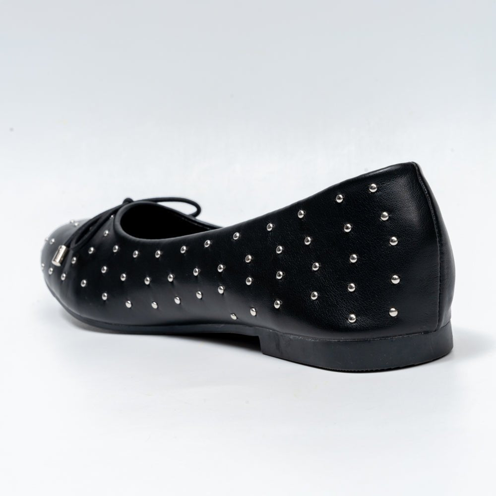 Serene Laser-Cut - Black Flats - view 6