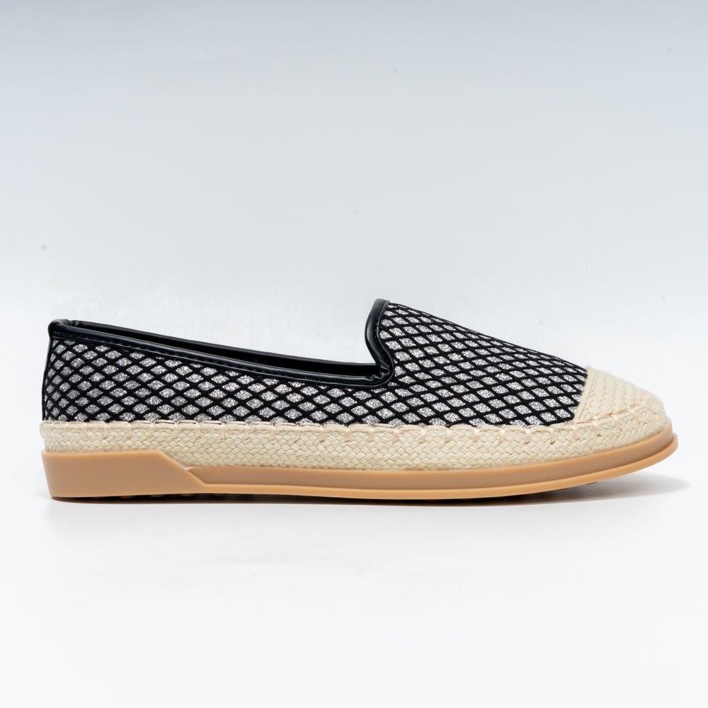 The Riviera Slip-On - Black Casual Espadrilles - view 2