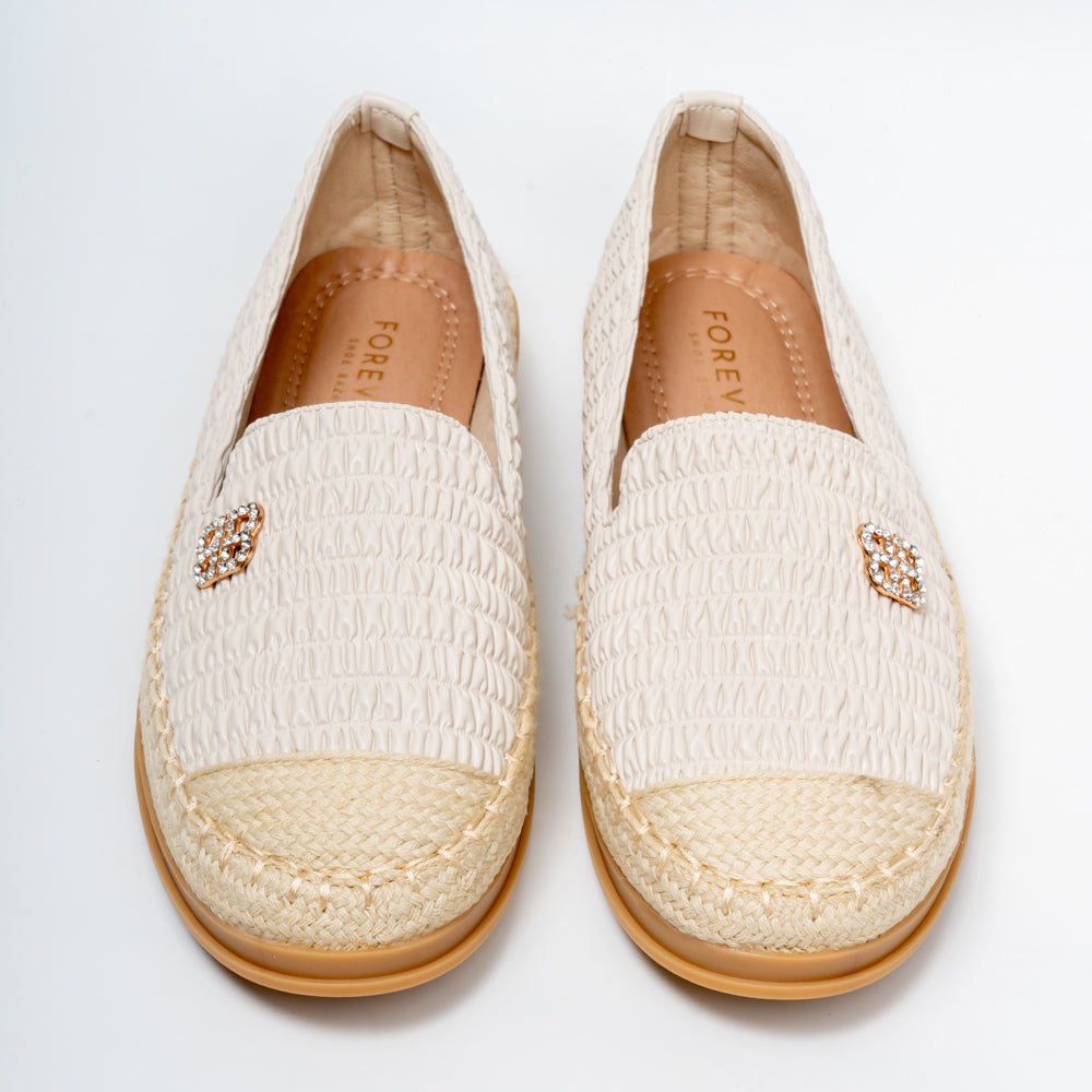 Jute Joy - Cream Casual Espadrilles - view 4