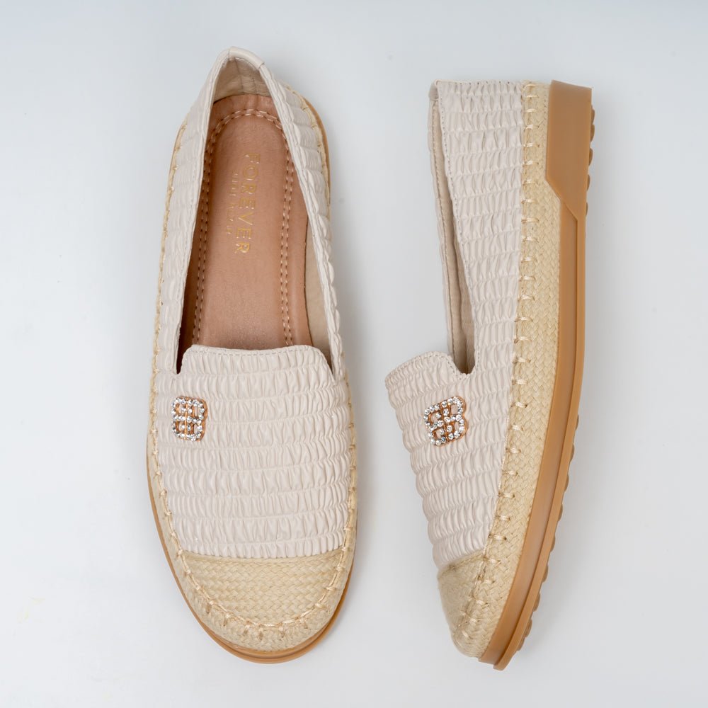 Jute Joy - Cream Casual Espadrilles - view 5