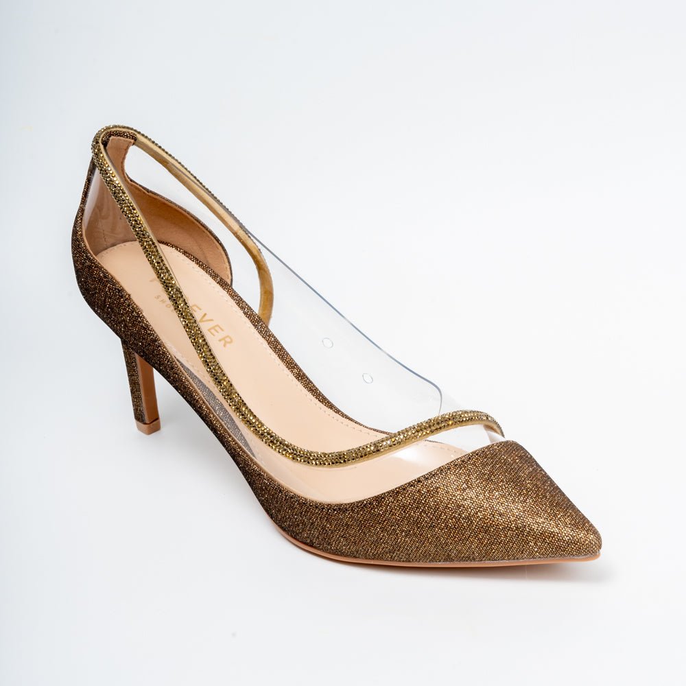 Starlit Elegance - Bronze Heels - view 3