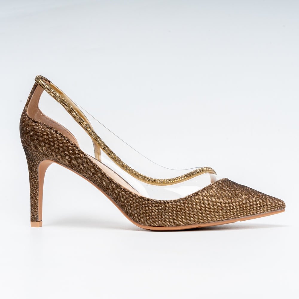 Starlit Elegance - Bronze Heels - view 2