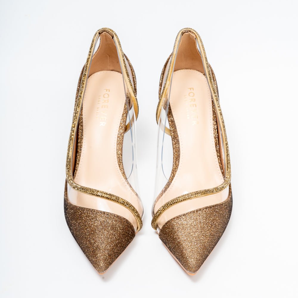 Starlit Elegance - Bronze Heels - view 4