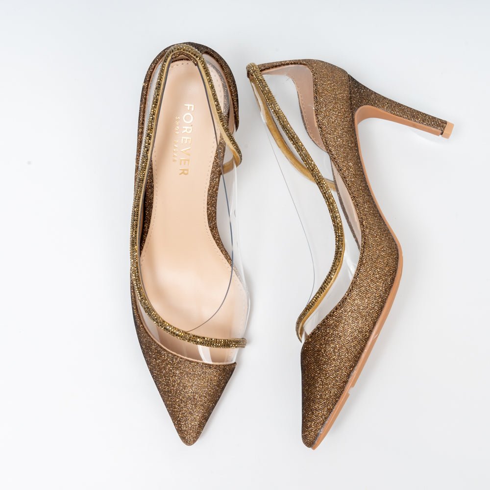 Starlit Elegance - Bronze Heels - view 5