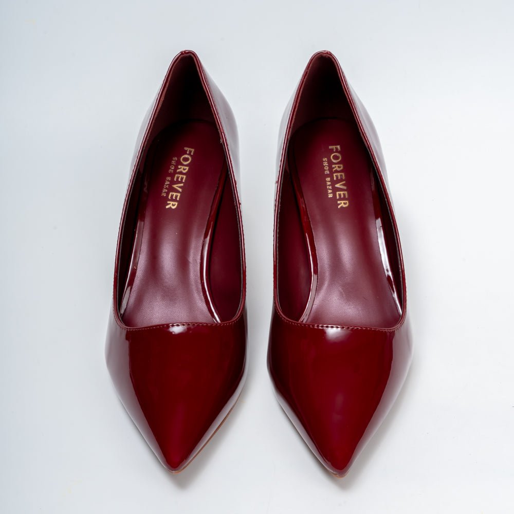 Signature Pointed - Maroon Pumps - view 3