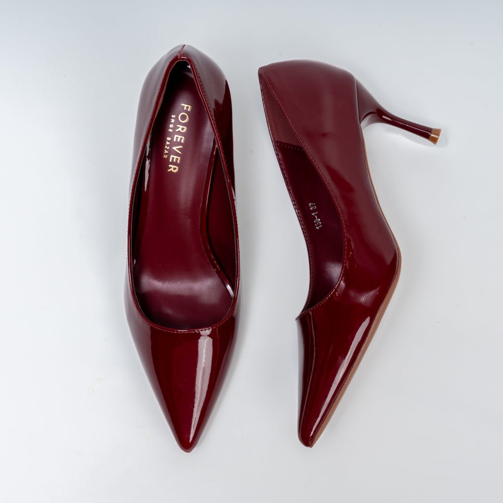 Signature Pointed - Maroon Pumps - view 4