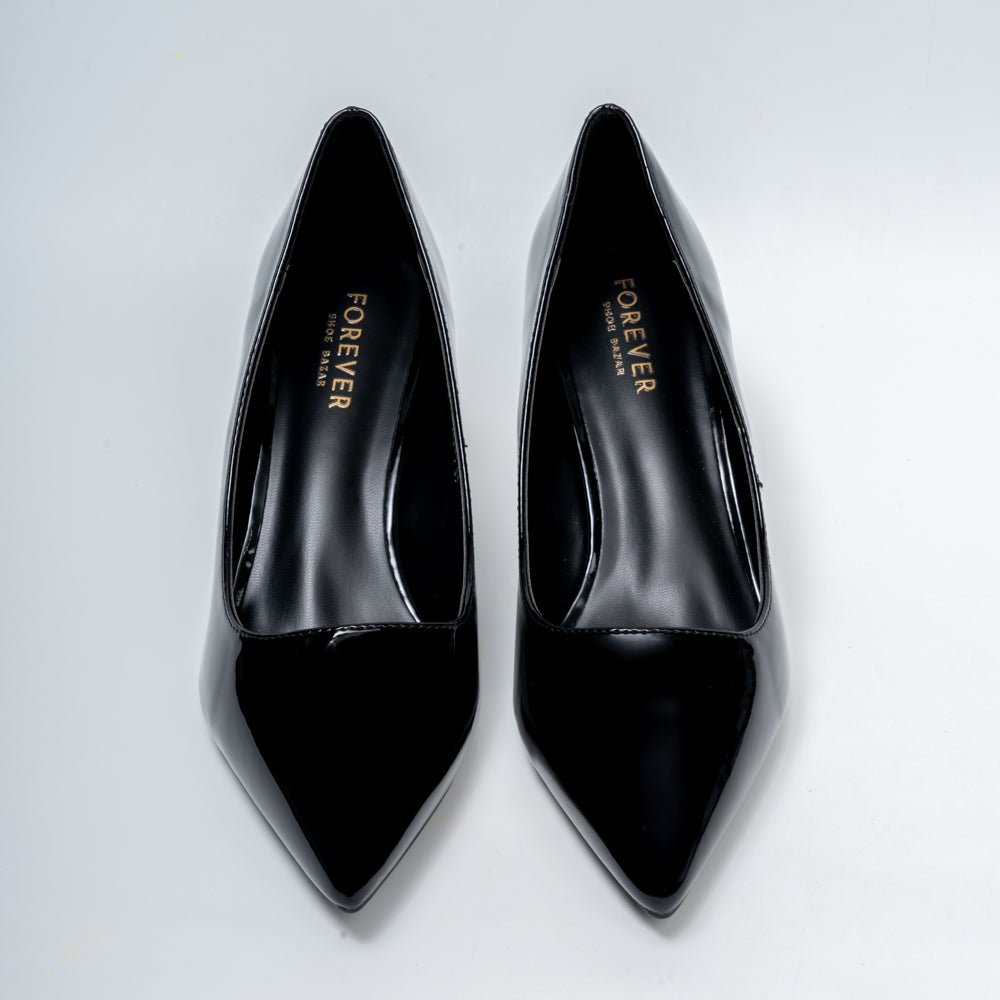 Signature Pointed - Black Pumps - view 3