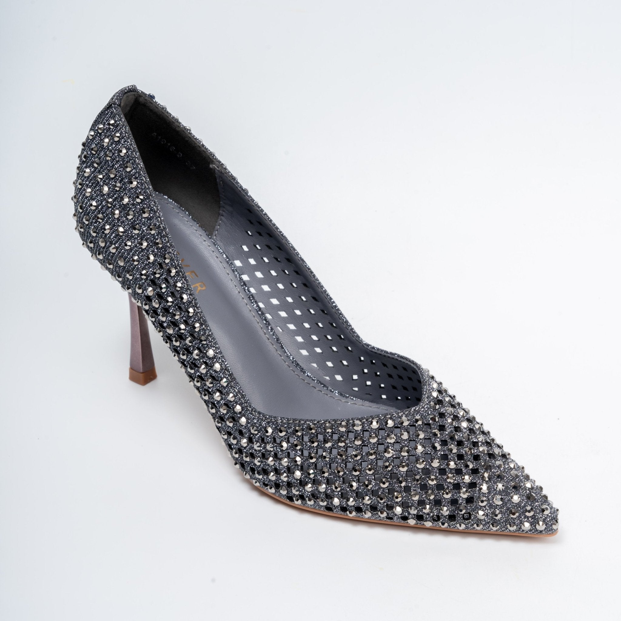 Prism Spark - Gun Metal Party Heels - view 3