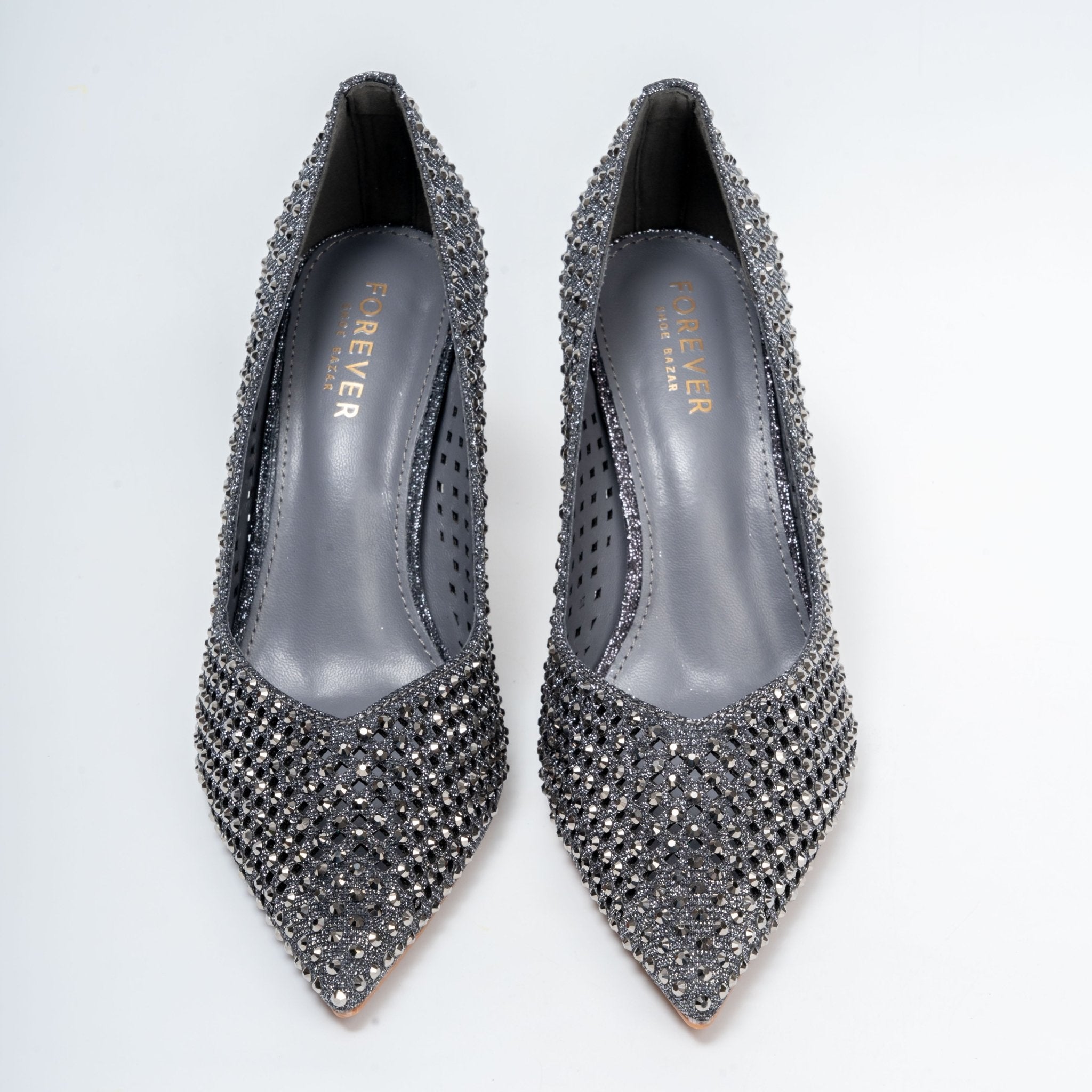 Prism Spark - Gun Metal Party Heels - view 4