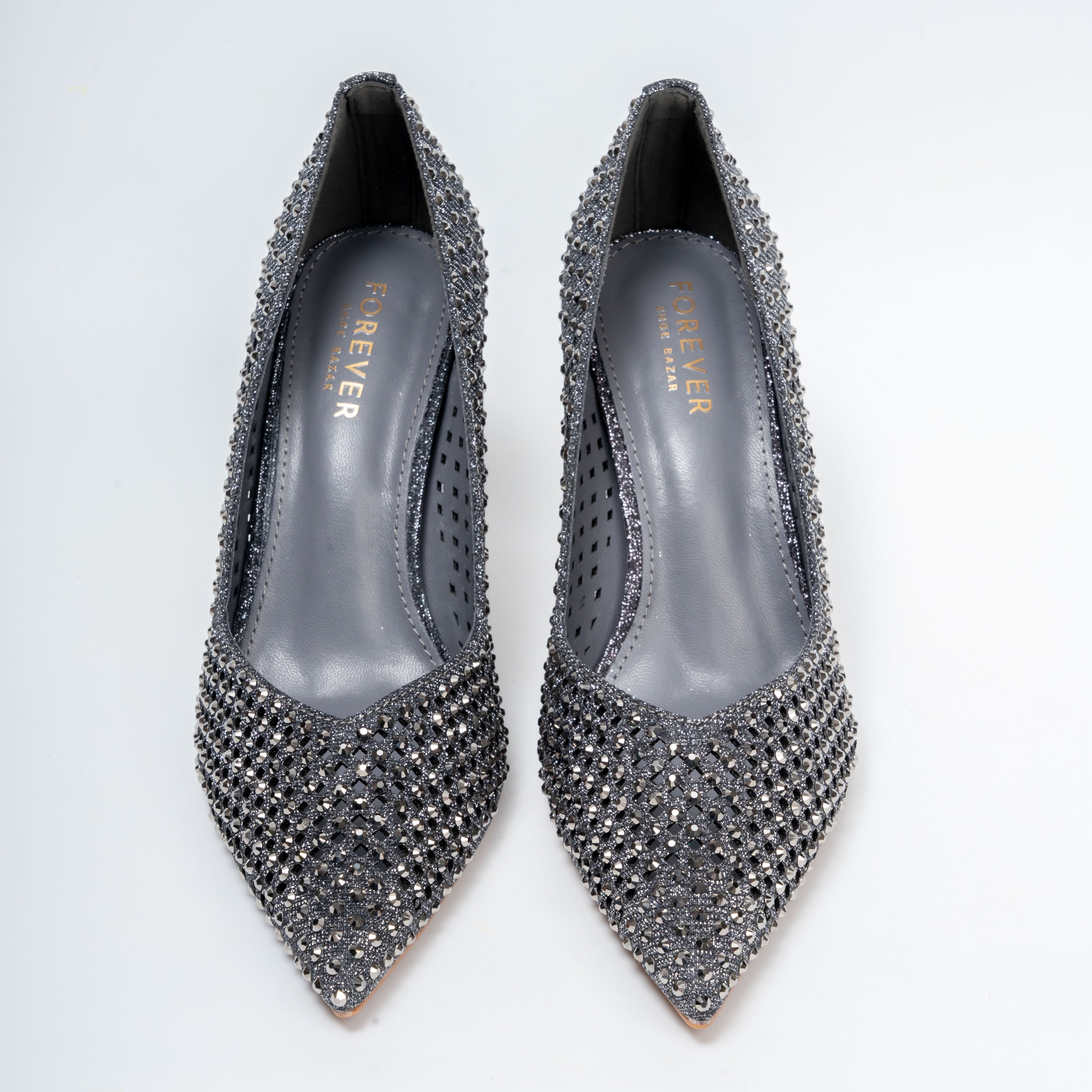 Prism Spark - Gun Metal Party Heels - view 4