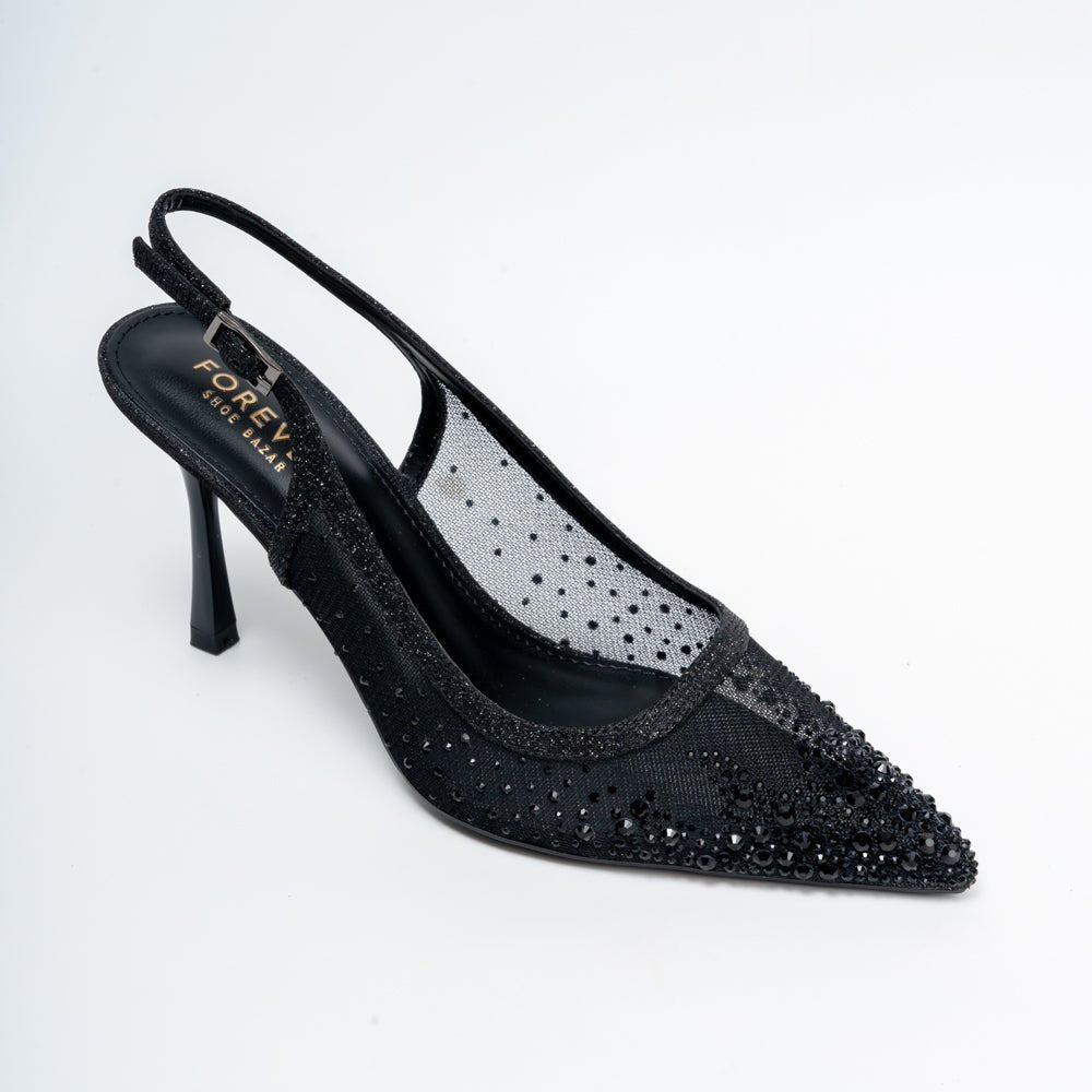 Say My Name? - Black Party Heels. - view 3