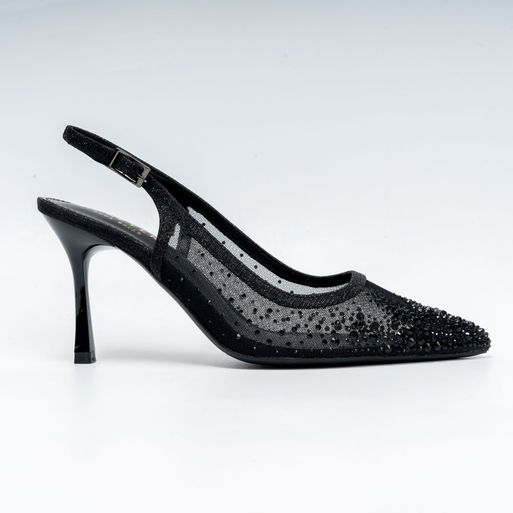 Say My Name? - Black Party Heels. - view 2