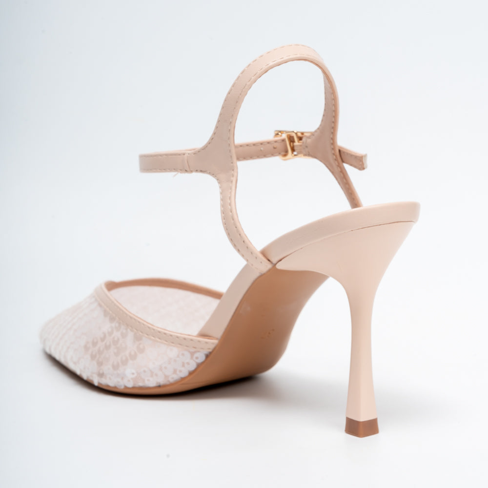 Twish & Shout - Beige Party Heels - view 5