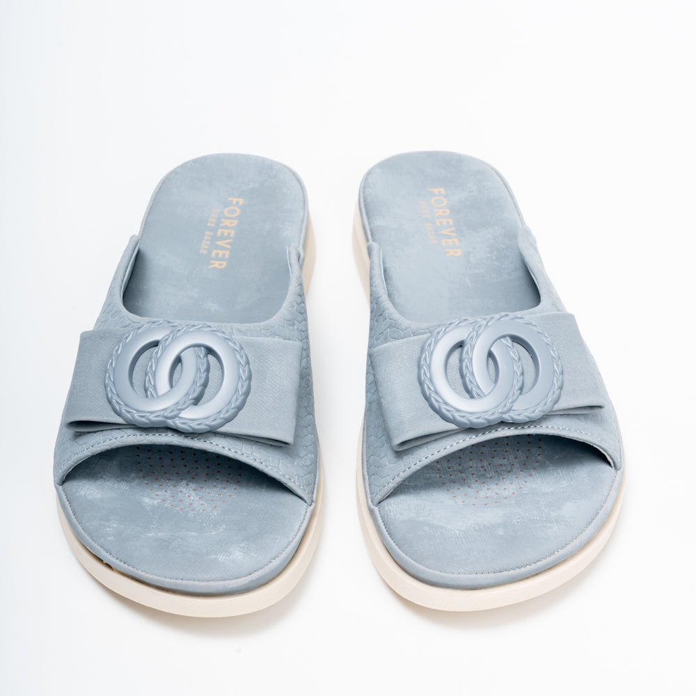 Klyra - Blue Casual Flats - view 3