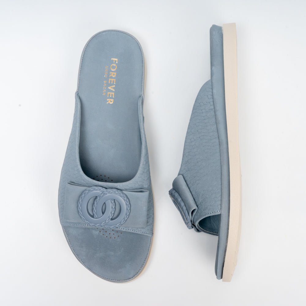 Klyra - Blue Casual Flats - view 4