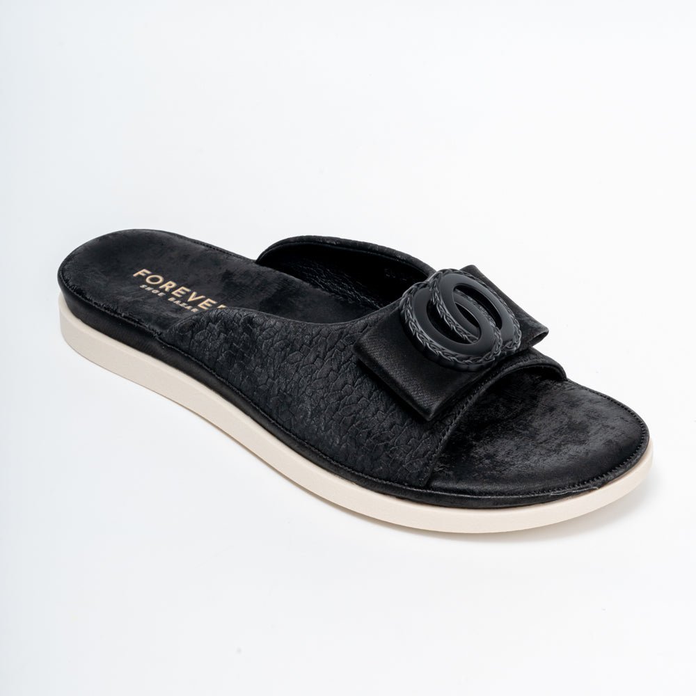 Klyra - Black Casual Flats - view 2