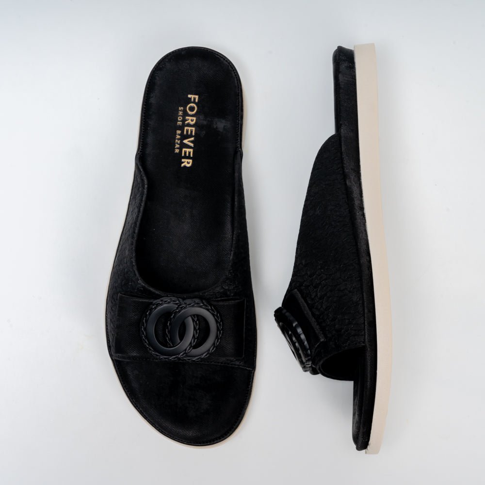 Klyra - Black Casual Flats - view 4