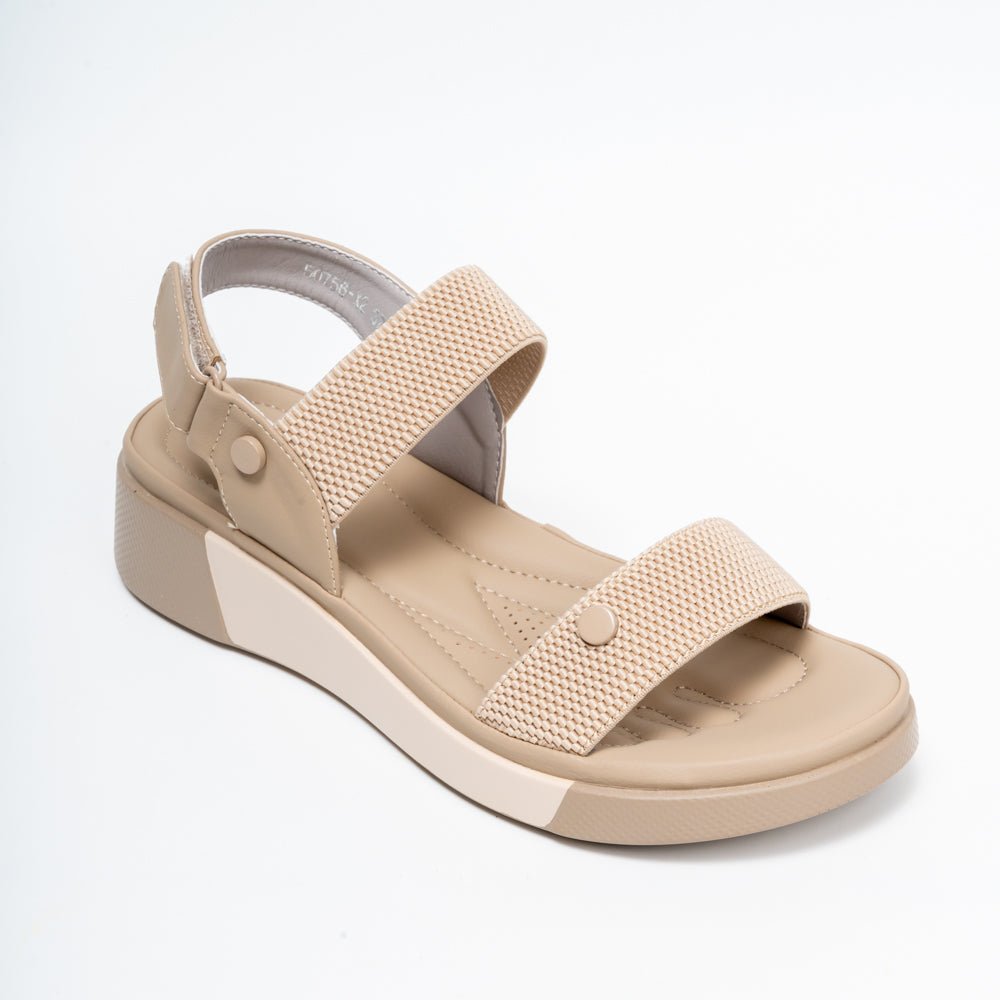 Bloom Waves - Cream Casual Sandal - view 2